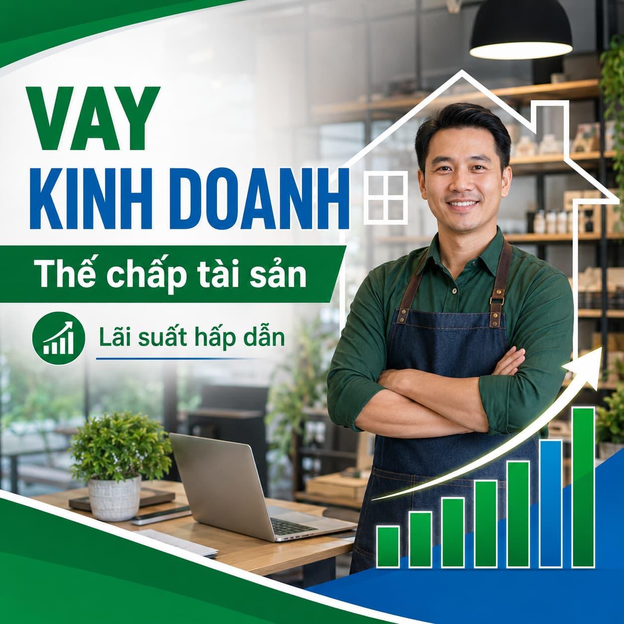 VAY VỐN KINH DOANH - Thế chấp BĐS